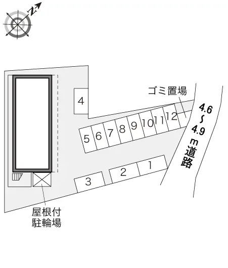 ★手数料０円★足柄上郡松田町松田惣領　月極駐車場（LP）